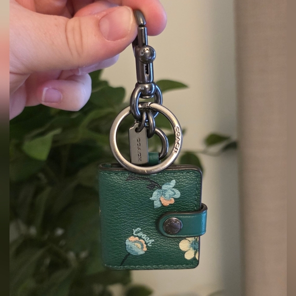 Coach Accessories - Coach Mystical Floral Picture Frame Bag Charm Key Ring Style# C8234